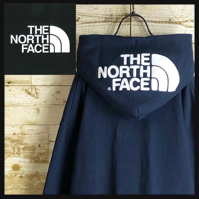 NORTH FACE ノースフェイス リアビュー パーカー フード刺繍ロゴのサムネイル