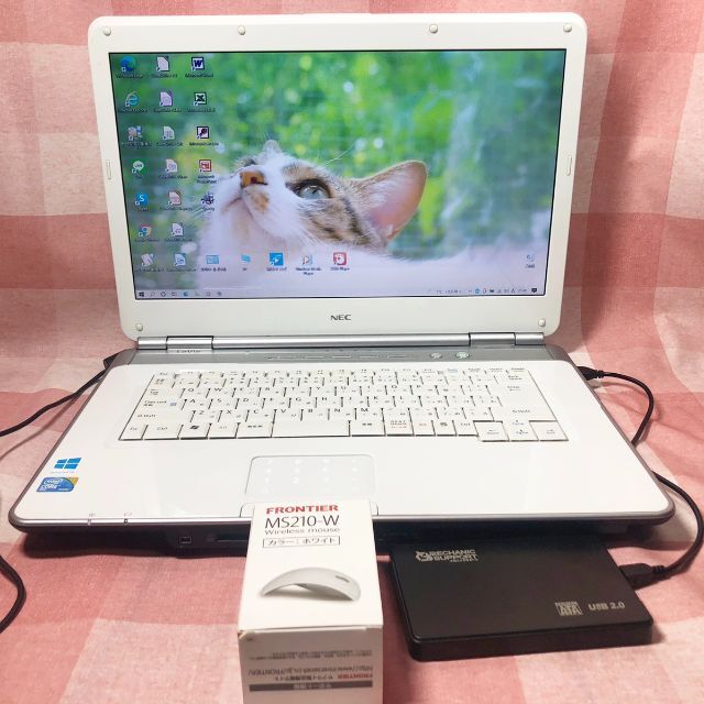 ✨新品SSD120GB+HDD320GB✨ホワイト NEC ノートパソコン | フリマアプリ ラクマ