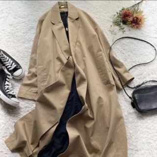 MUSE ドゥーズィエムクラス ギャバ オーバーコート 春物 トレンチ