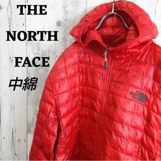 ノースフェイス(THE NORTH FACE) ダウンジャケット（レッド/赤色系）の 