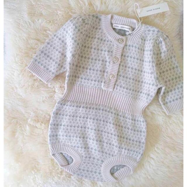 SOOR PLOOM(ソーアプルーム)のSoor Ploom Vera Playsuit Mist 4Y キッズ/ベビー/マタニティのベビー服(~85cm)(ロンパース)の商品写真