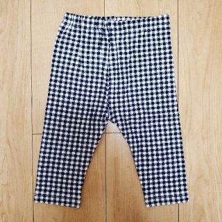 ユニクロ(UNIQLO)のユニクロ レギンス パンツギンガムチェック　七分丈(パンツ/スパッツ)