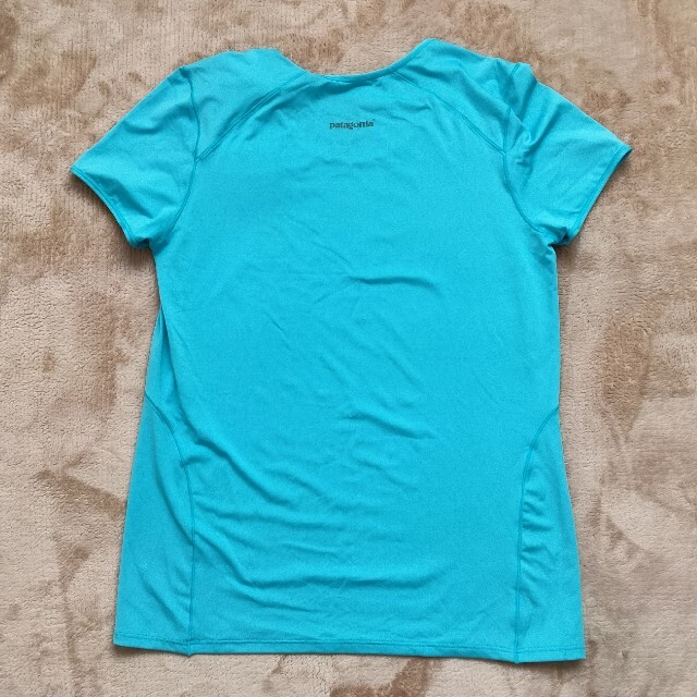 patagonia(パタゴニア)のパタゴニア Patagonia 水色 Tシャツ レディースのトップス(Tシャツ(半袖/袖なし))の商品写真