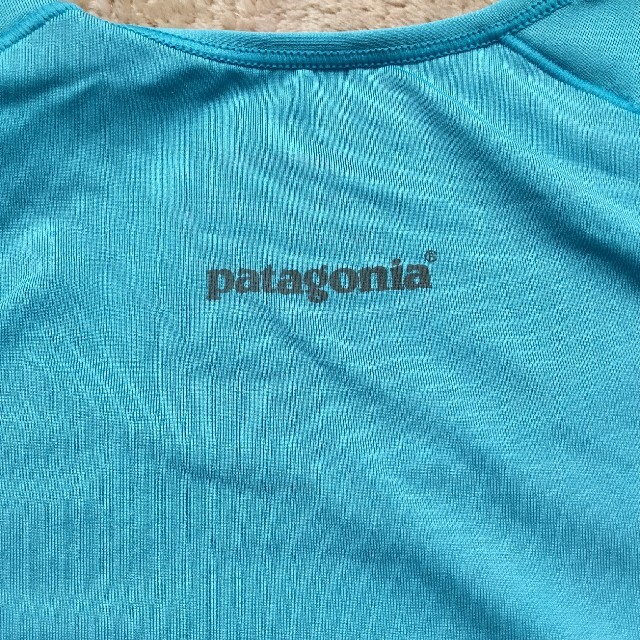 patagonia(パタゴニア)のパタゴニア Patagonia 水色 Tシャツ レディースのトップス(Tシャツ(半袖/袖なし))の商品写真
