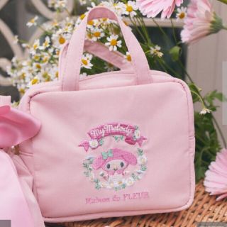 メゾンドフルール(Maison de FLEUR)の完売品♡新品♡マイメロディ♡メゾンドフルール♡スクエアポーチ♡サンリオコラボ♡(ポーチ)