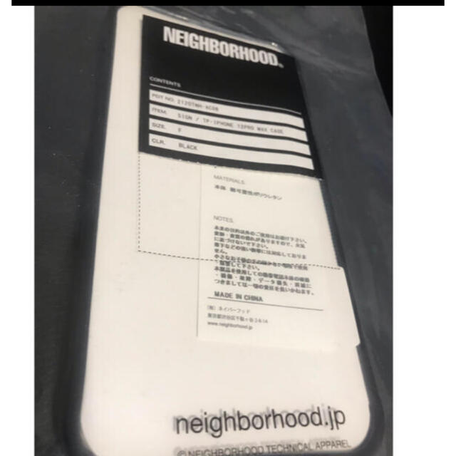 NEIGHBORHOOD(ネイバーフッド)のNEIGHBORHOOD ネイバーフッド iPhone12pro maxケース　 スマホ/家電/カメラのスマホアクセサリー(iPhoneケース)の商品写真