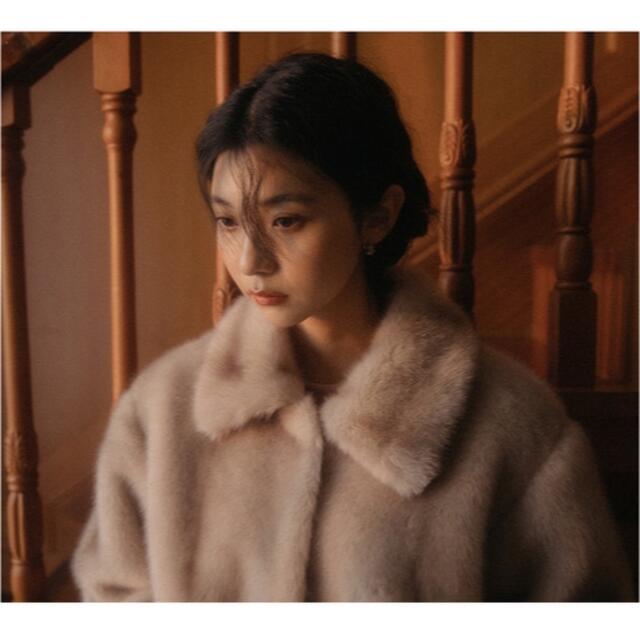 OHOTORO - ohotoro オオトロ sherry fur jacket ファー コートの OHOTORO - ohotoro オオトロ sherry fur jacket ファー コートの