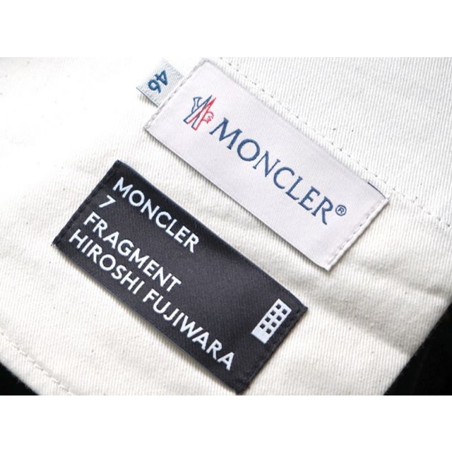 MONCLER(モンクレール)の新品 モンクレール ジーニアス FRAGMENT バックプリントデニム46 メンズのパンツ(デニム/ジーンズ)の商品写真