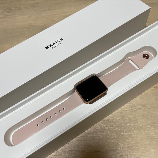 Apple Watch series3 38mm ローズゴールド