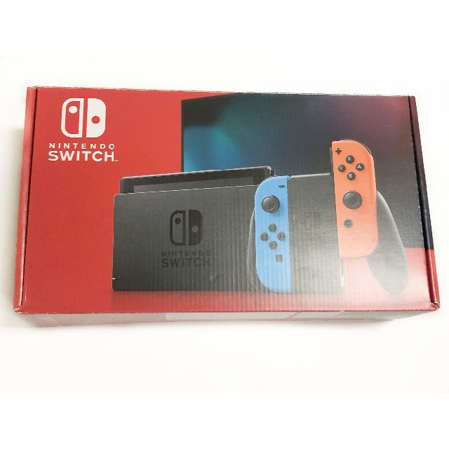 超美品 新型 NINTENDO 任天堂 スイッチ Switch ブルーレッド