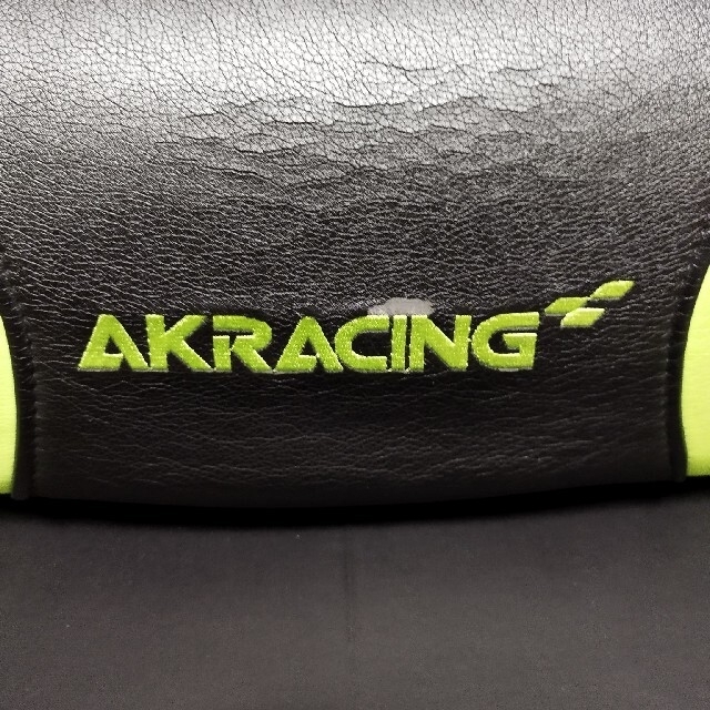 ジャンク品 AKRACING ゲーミングチェア Nitro v2 ネオングリーン 4