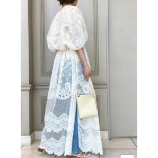 マメ(mame)のmame kurogouchi ／ Curtain Lace Coat(ロングワンピース/マキシワンピース)