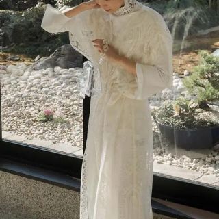 mame kurogouchi / Curtain Lace Coat