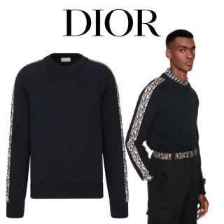 ディオールオム(DIOR HOMME)のディオールオム ディオール オブリーク コットンジャージー ニット セーター(ニット/セーター)