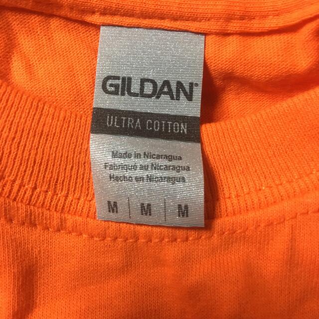 GILDAN(ギルタン)のGILDANギルダン☆ロンT☆長袖無地Tシャツ☆ポケット無し☆オレンジ☆Mサイズ メンズのトップス(Tシャツ/カットソー(七分/長袖))の商品写真