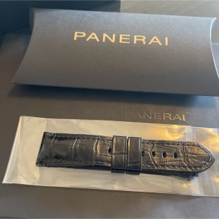 オフィチーネパネライ(OFFICINE PANERAI)のパネライ 純正ストラップ アリゲーター ストラップ Dバックル 2/24限定(レザーベルト)