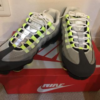 ナイキ(NIKE)のエアヴェイパーマックス95 イエローグラデ　ネオン　27.5cm(スニーカー)