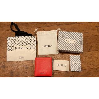 フルラ(Furla)のmomo 様専用　FURLAオレンジミニウォレット(財布)