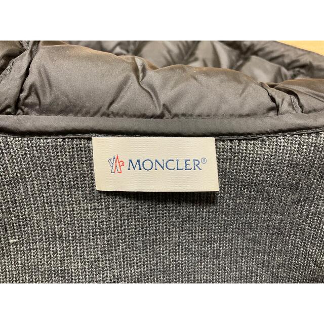 MONCLER(モンクレール)の美品　モンクレール  ニットダウンパーカー メンズのジャケット/アウター(ダウンジャケット)の商品写真