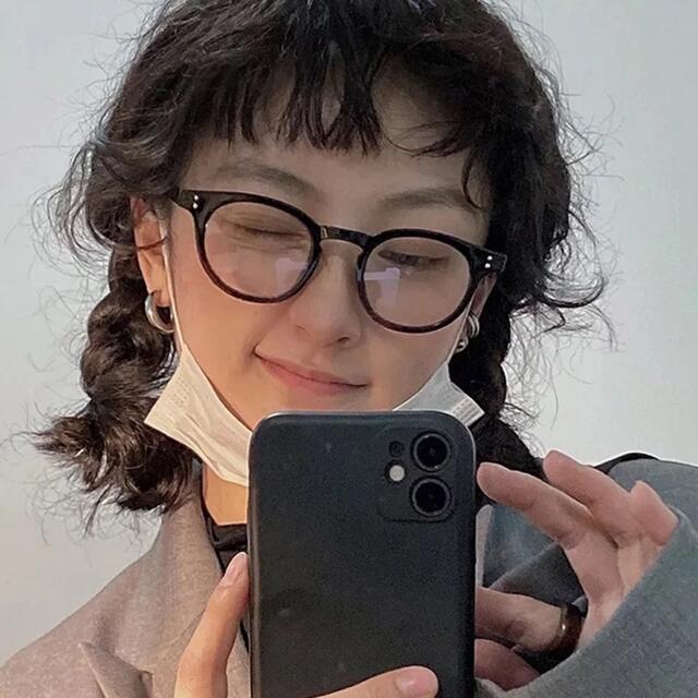 大好評♪♪フレームのみ黒縁メガネ 伊達メガネ アラレちゃんめがね