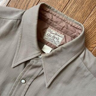 リーバイス(Levi's)の【希少】Levi’s 「DELUXE」1940s ウエスタンシャツ ヴィンテージ(シャツ)