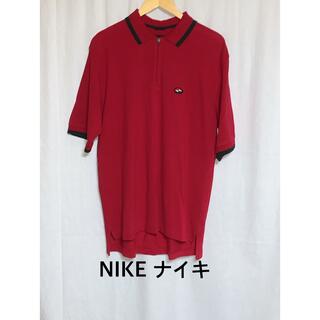 ナイキ(NIKE)のNIKE ナイキ ハーフジップポロ ビッグシルエット c-307g(ポロシャツ)