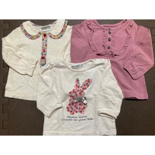 ベベ(BeBe)のベベ　ケイトスペード　ラブアンドピースアンドマネー　トレーナーTシャツ トップス(シャツ/カットソー)