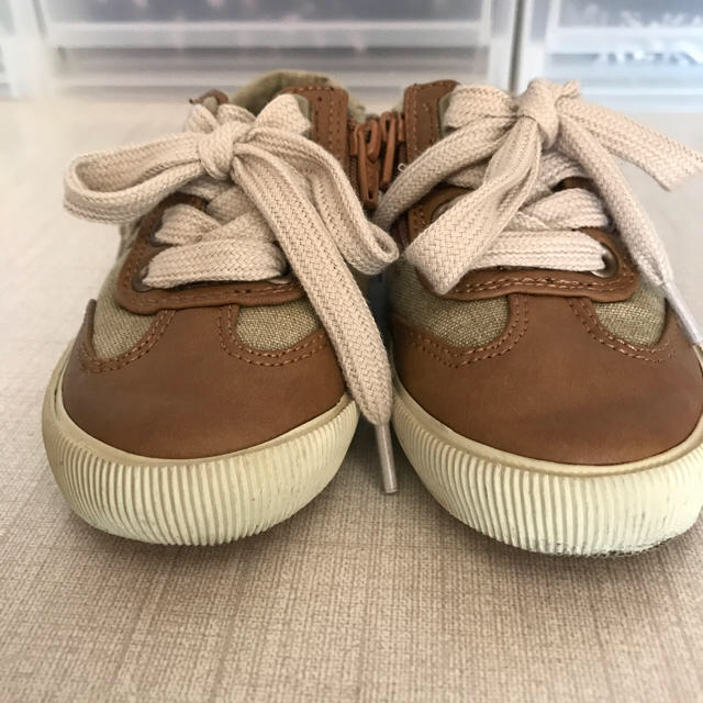 ZARA KIDS(ザラキッズ)のZARA BOY レザー調 スニーカー キッズ/ベビー/マタニティのキッズ靴/シューズ(15cm~)(スニーカー)の商品写真