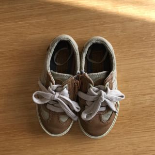 ザラキッズ(ZARA KIDS)のZARA BOY レザー調 スニーカー(スニーカー)