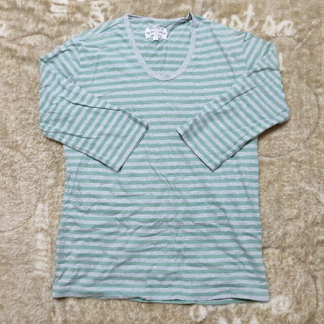 PYJAMA CLOTHING(ピジャマクロージング)のピジャマ　7分袖    ミントグリーン　グレー メンズのトップス(Tシャツ/カットソー(七分/長袖))の商品写真