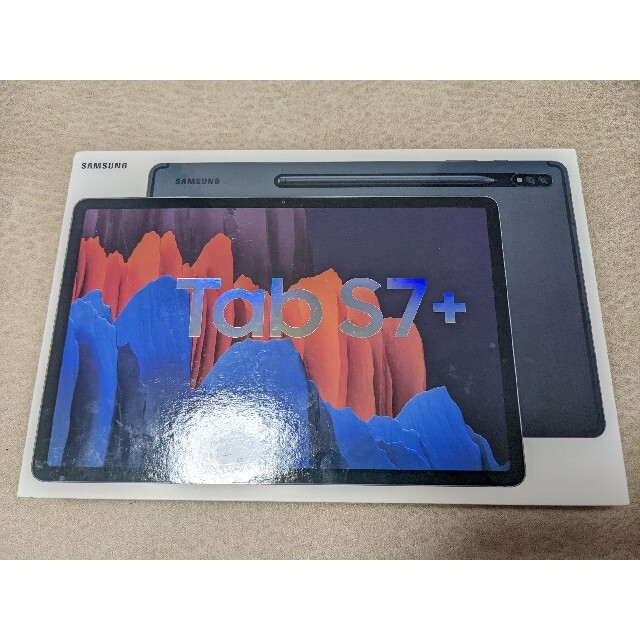 SAMSUNG(サムスン)の美品 Galaxy tab s7+ 8GB/512GB SM-T970 Blac スマホ/家電/カメラのPC/タブレット(タブレット)の商品写真