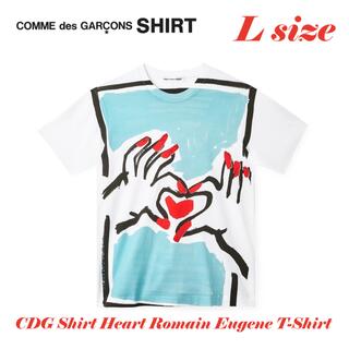 コムデギャルソン(COMME des GARCONS)のコムデギャルソンシャツ 限定 ハンドペイントTシャツ(Tシャツ/カットソー(半袖/袖なし))
