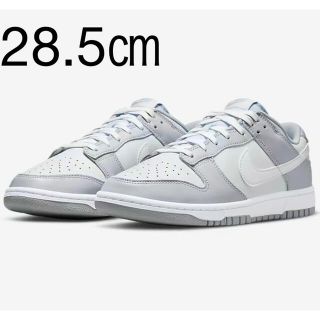 ナイキ(NIKE)の28.5㎝ NIKE DUNK LOW WOLF GREY ダンク グレー(スニーカー)