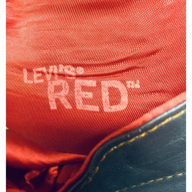 LEVI'S RED 1st ITALY製爪痕レザークロップドパンツ