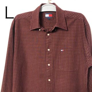 トミーヒルフィガー(TOMMY HILFIGER)のトミーヒルフィガー　シャツ　Ｌ(シャツ)