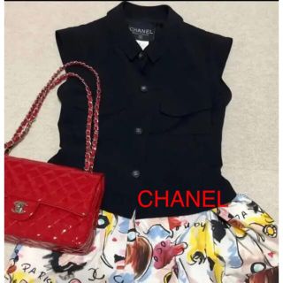 シャネル(CHANEL)のshioshio様 専用です           CHANELダークネイビージレ(ベスト/ジレ)