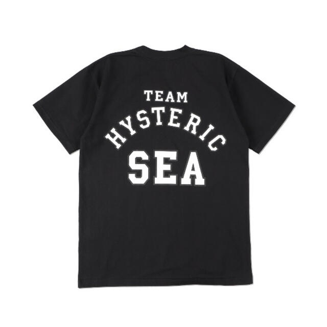 Tシャツ/カットソー(半袖/袖なし)【送料込 黒M】HSYTERIC GLAMOUR WIND AND SEA T