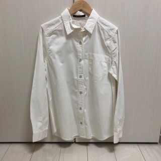 メイソングレイ(MAYSON GREY)の新品・未使用　メイソングレイ シャツ　白　ホワイト(シャツ/ブラウス(長袖/七分))