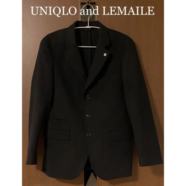 UNIQLO(ユニクロ)の【美品】ユニクロ×ルメール　カシミヤ混合テーラードジャケット メンズのジャケット/アウター(テーラードジャケット)の商品写真