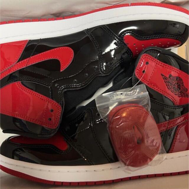 NIKE(ナイキ)のNike Air Jordan 1 High OG "Patent Bred" メンズの靴/シューズ(スニーカー)の商品写真