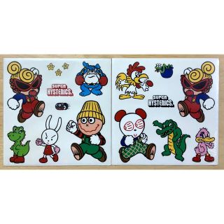 ヒステリックミニ(HYSTERIC MINI)のヒスミニ☆正規品☆新品☆大きい☆ステッカー☆2枚セット☆シール☆マリオ(しおり/ステッカー)