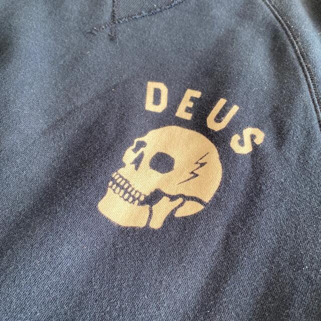 Deus ex Machina(デウスエクスマキナ)のデウスほぼ新品＊ネイビー裏起毛トレーナー メンズのトップス(スウェット)の商品写真