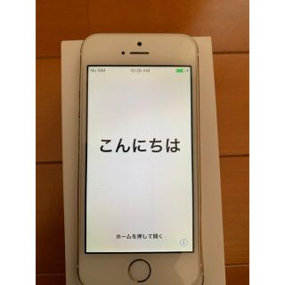 アップル(Apple)のapple iphone 5s  16GBゴールド(スマートフォン本体)