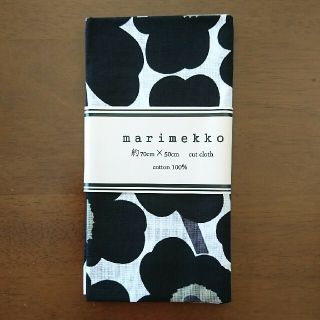 マリメッコ(marimekko)のmarimekko生地  ミニウニッコ  ブラック(生地/糸)