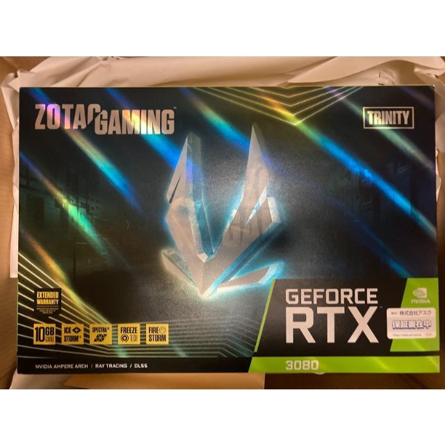 rtx3070ZOTAC GeForce RTX 3080 Trinity 非LHR