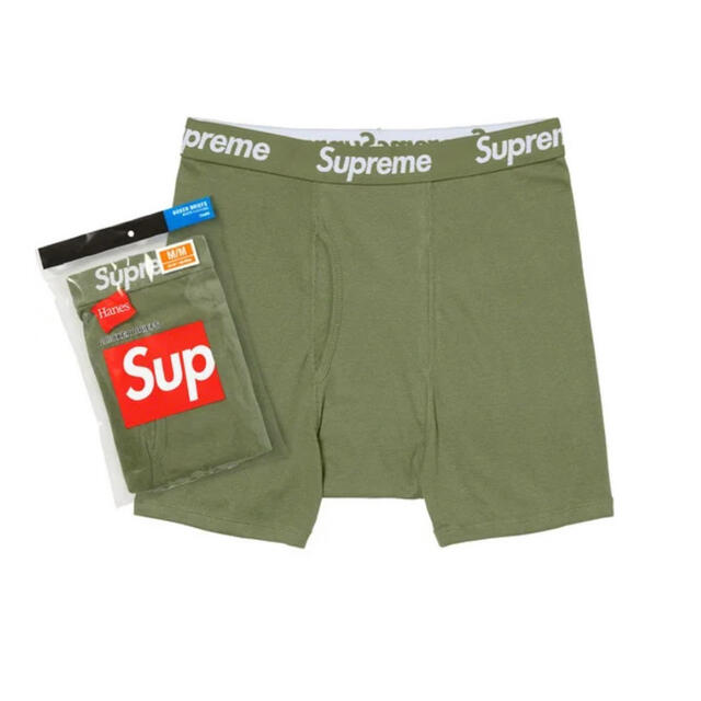 Supreme(シュプリーム)のSupreme×Hanes Boxer Brief Mサイズ メンズのアンダーウェア(ボクサーパンツ)の商品写真