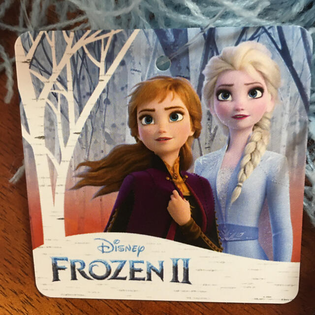 アナと雪の女王(アナトユキノジョオウ)のアナ雪　マフラー　紫　水色 レディースのファッション小物(マフラー/ショール)の商品写真