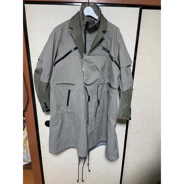 sacai(サカイ)のゆうき様専用　sacai ACRONYM  TRENCH COAT サイズ 1 メンズのジャケット/アウター(トレンチコート)の商品写真