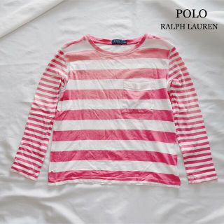 ポロラルフローレン(POLO RALPH LAUREN)のPOLO RALPHLAURENポロラルフローレン ▲ボーダーポケットTシャツ(Tシャツ(長袖/七分))