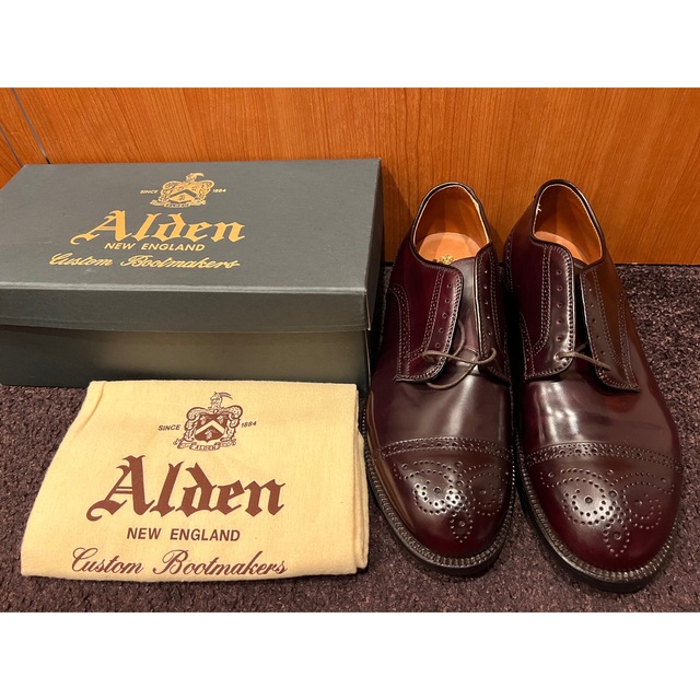 Alden - オールデン コードバン 54098 No8 バーガンディー 9D ALDEN